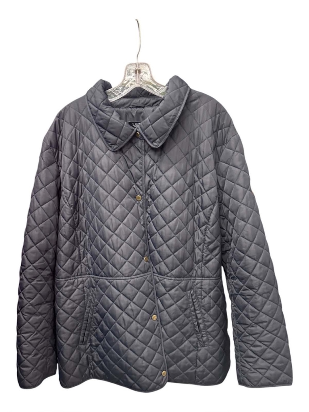 Ralph Lauren Quilted Black Puffer Jacket Size 3X